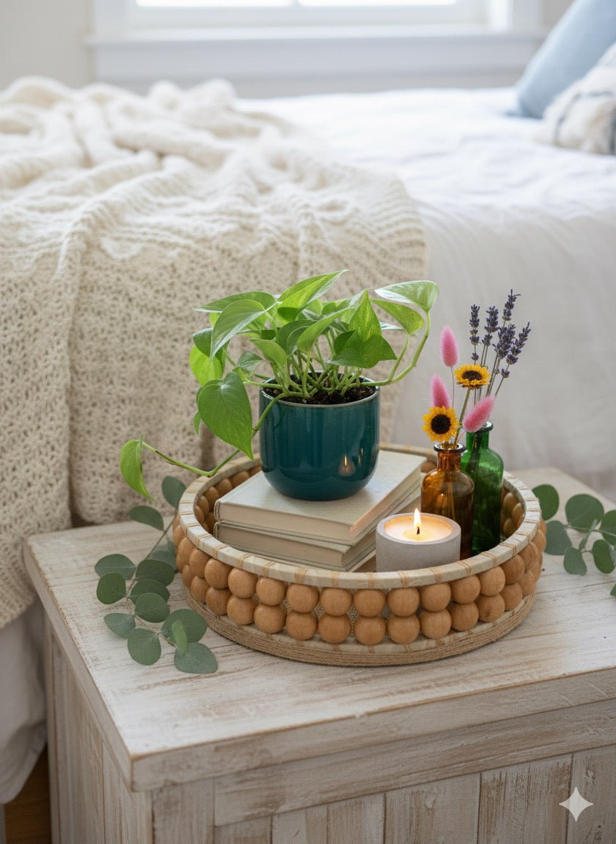 Oval 2’ Katlı Bohem Tepsi