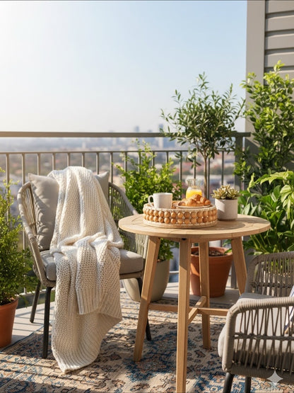 Oval 2’ Katlı Bohem Tepsi