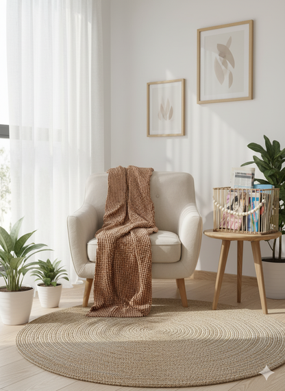 El Yapımı Dergilik Bambu Çubuklu Boncuklu 25 cm