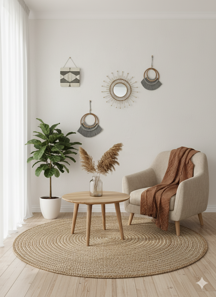 Güneş Aynası & Makrome 3'lü Set