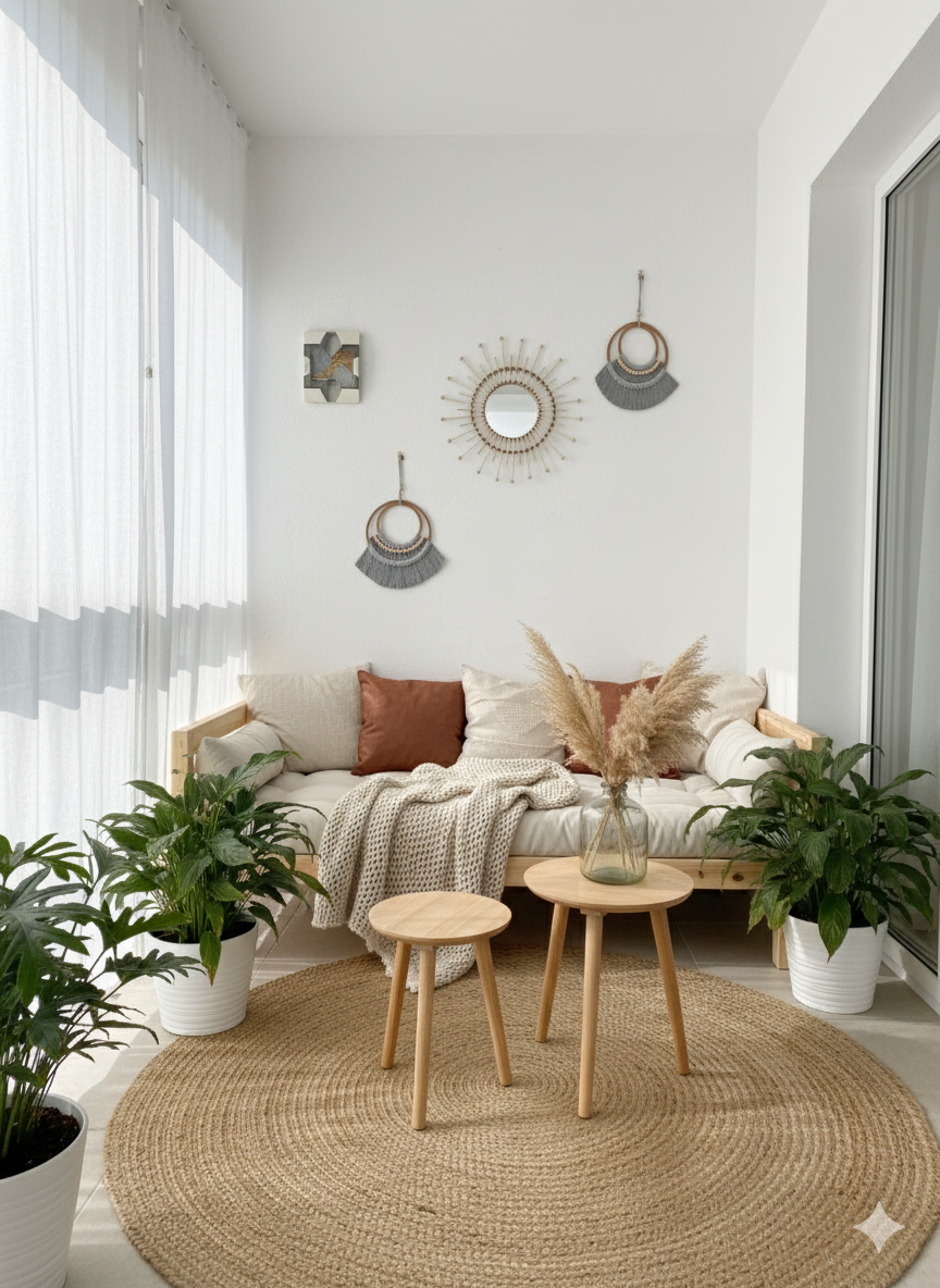 Güneş Aynası & Makrome 3'lü Set