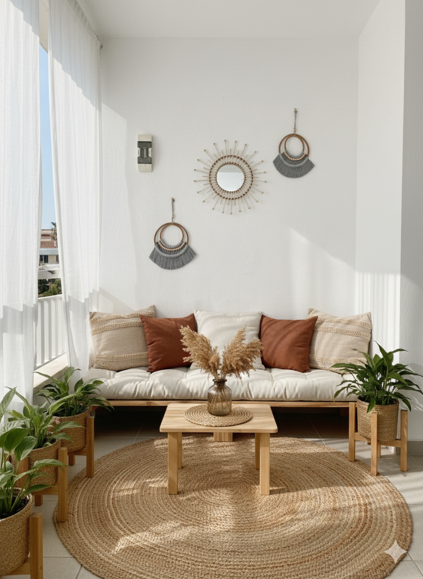 Güneş Aynası & Makrome 3'lü Set